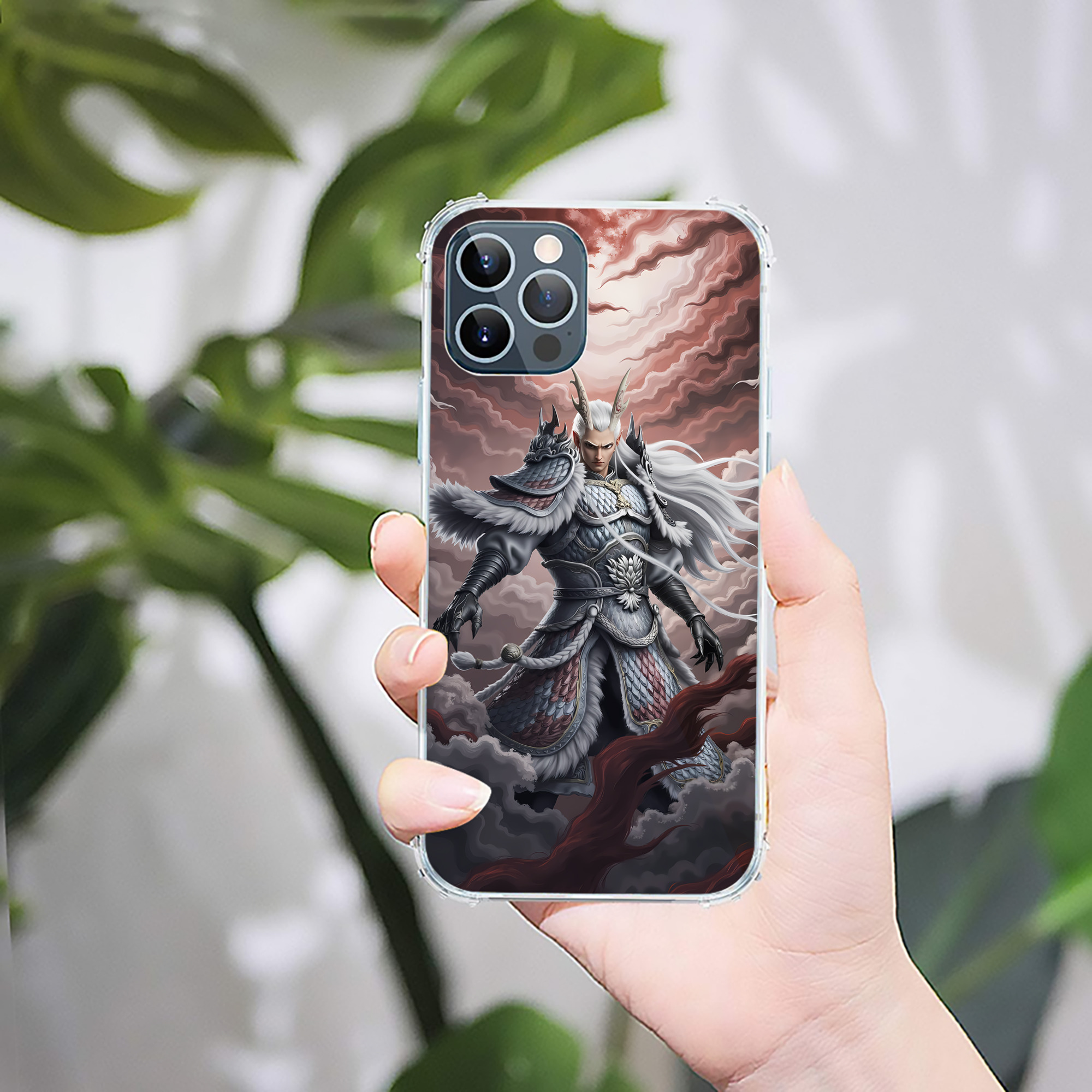 （画像用） Ne Zha 2 ナタ 魔童の大暴れ 【iPhone 12シリーズ対応】透明スマホケース（クリアソフトケース）
